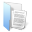 Folder Blue Documents Icon 32x32 png